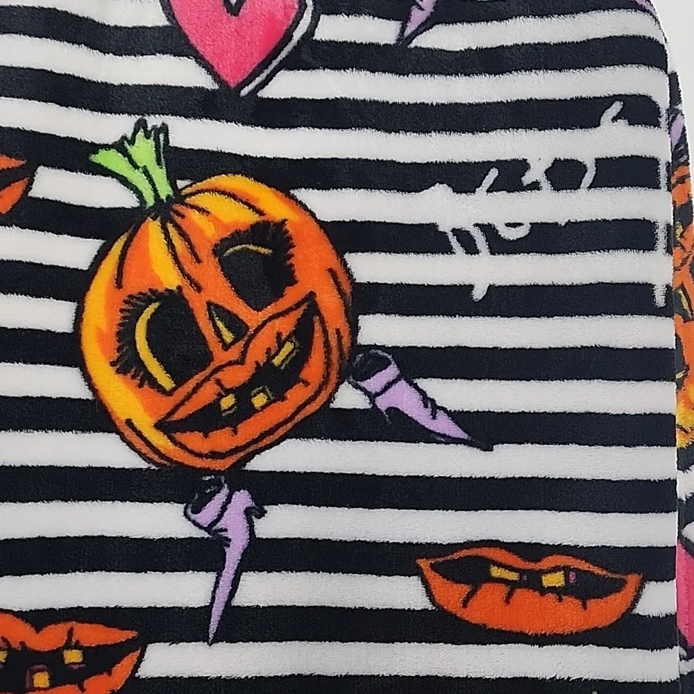 Betsey johnson Halloween stripes blank